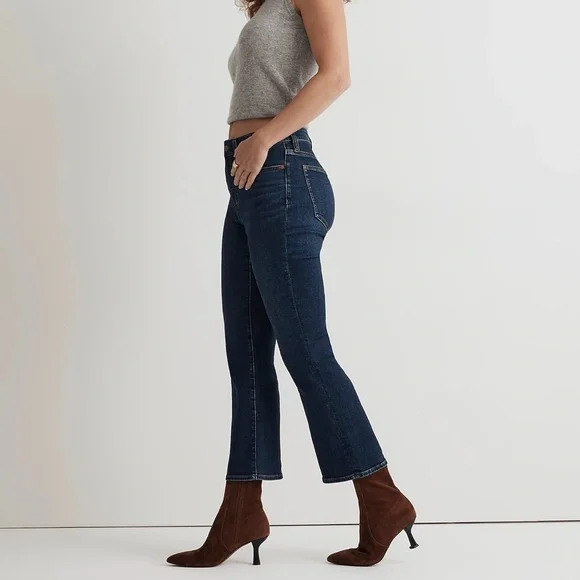 Madewell Curvy Kick Out Crop Jean - Picture 4 of 8